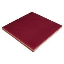 6 inch (152mm) Burgundy plain tile