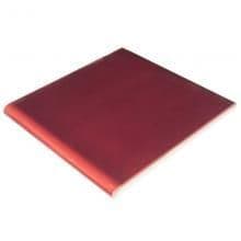 6 inch (152mm) Burgundy single round edged (RE) tile