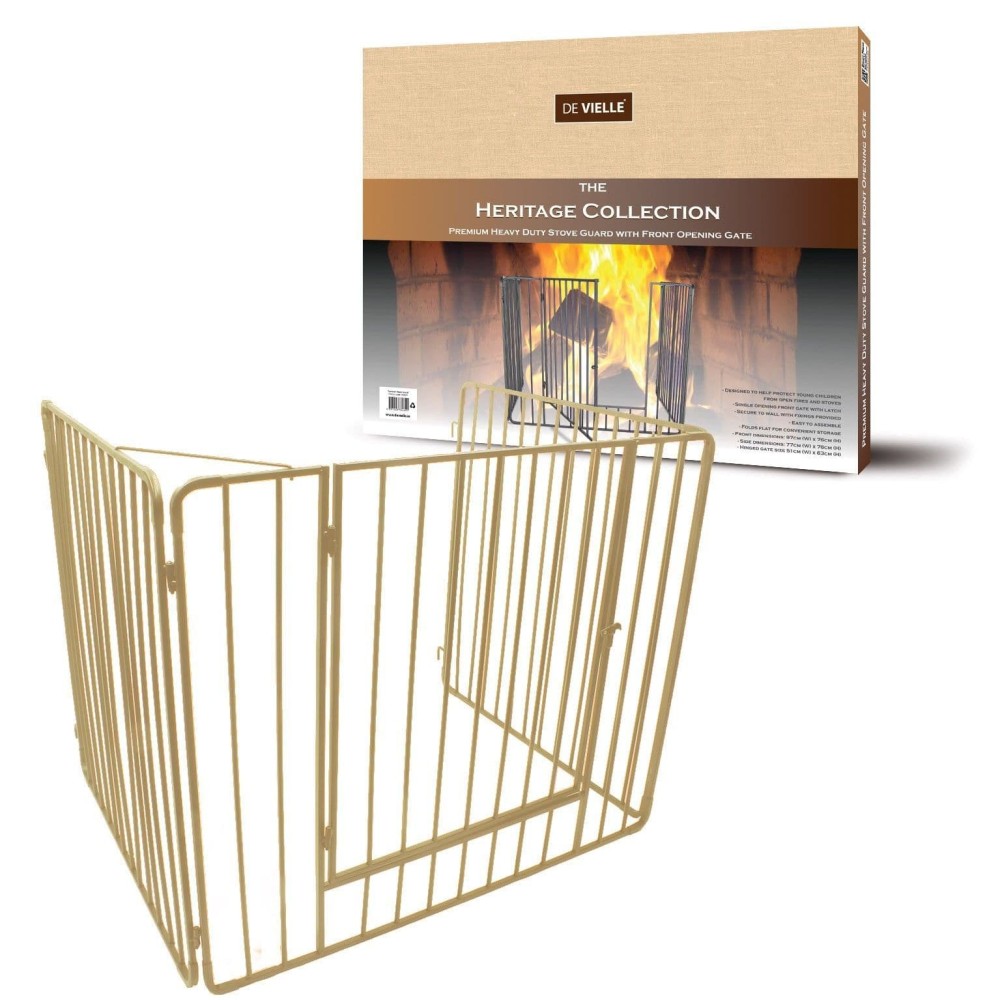 De Vielle Heritage gated stove guard