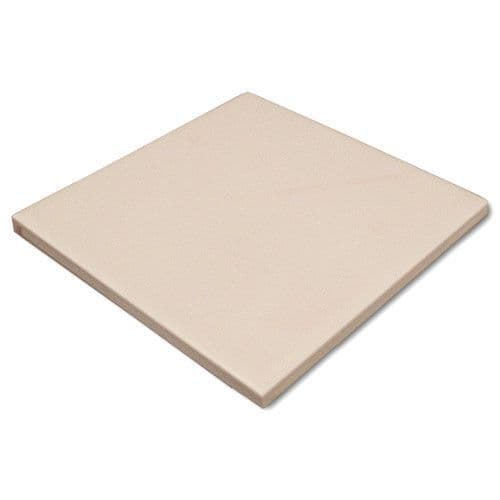 6 inch (152mm) square Ivory glazed tile