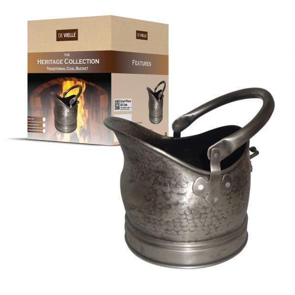 Deville Heritage Traditional Coal Bucket (pewter)