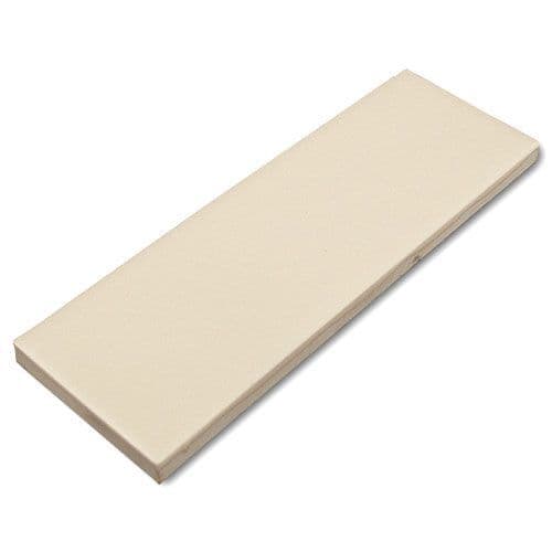 Ivory glazed 6 inch x 2 inch (152 mm x 50 mm) plain tile